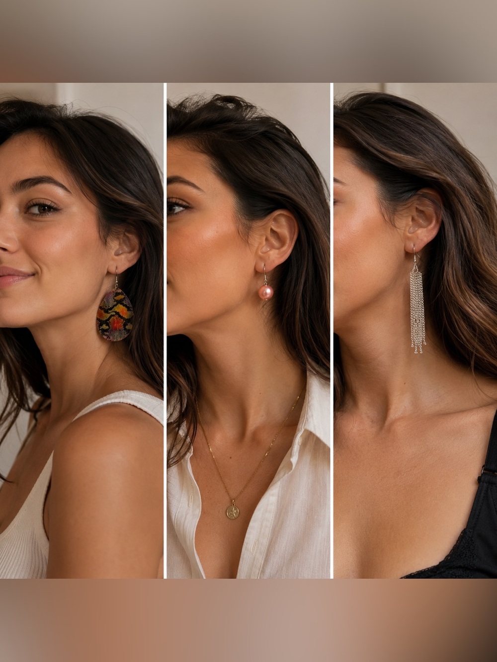 Boutique 3 pairs of marysol earrings Sep sale